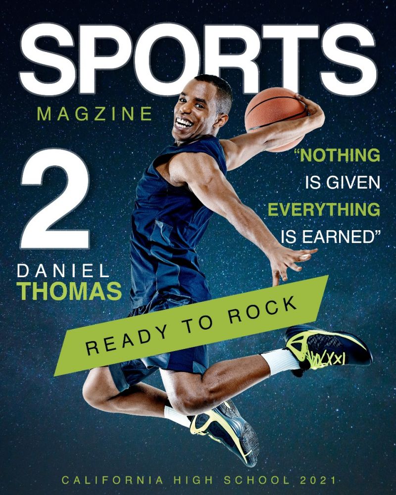 Basketball Magazine Cover