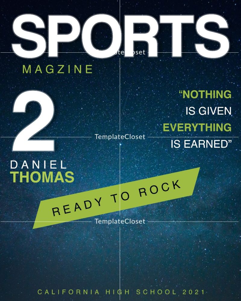 Basketball Magazine Cover