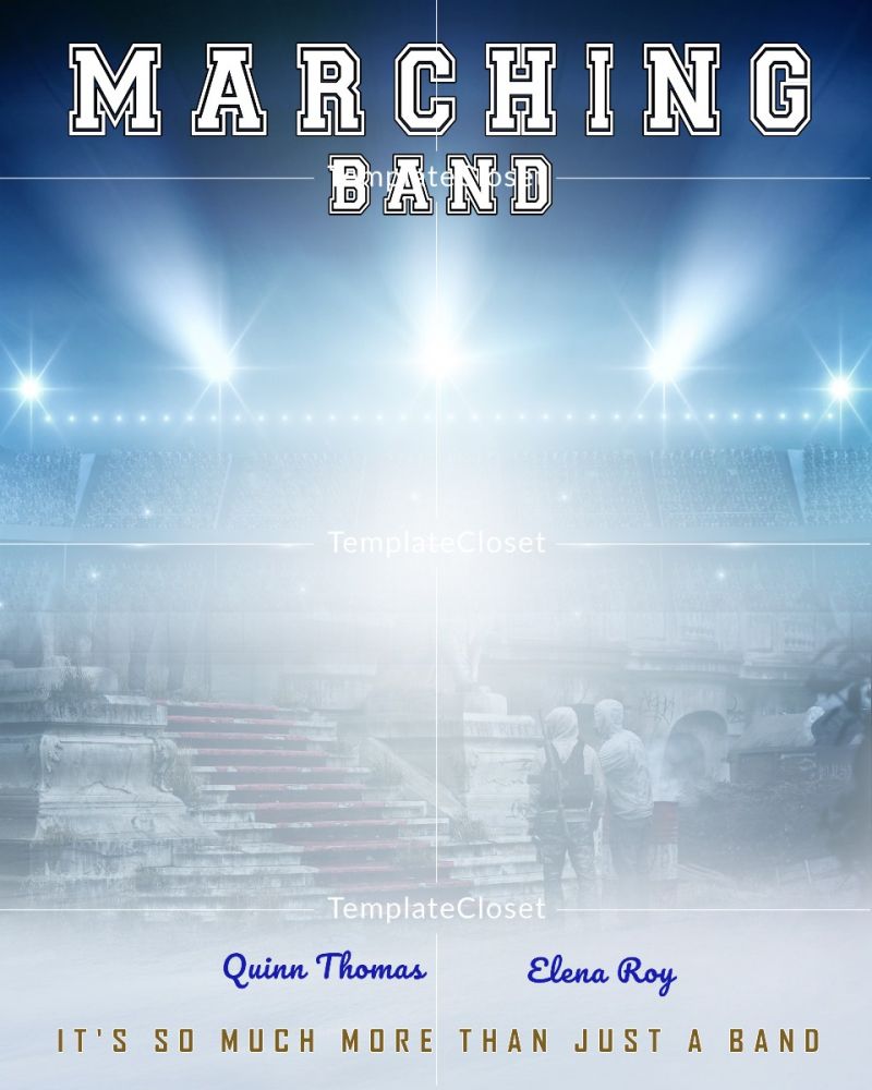 MarchingBand-ItsSoMuchMoreThanJustABandTemplate@templatecloset.com