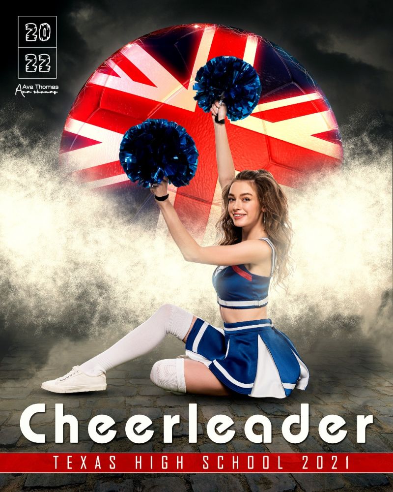 Cheerleader Template - Texas High School