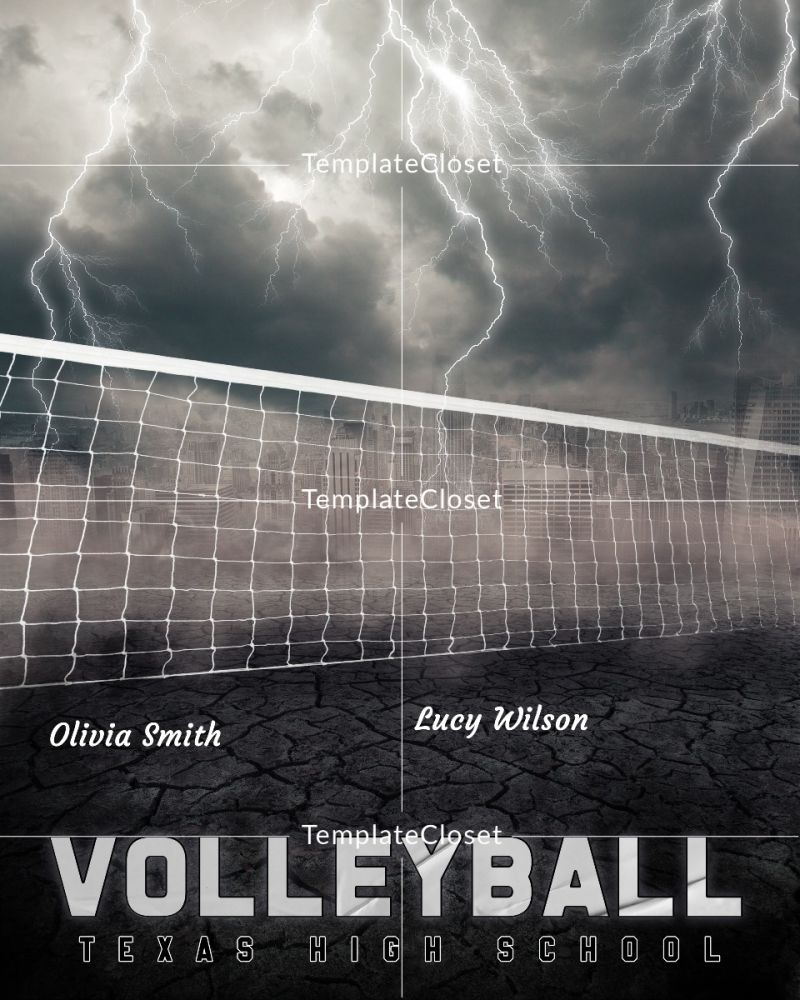 VolleyballGameTemplatePhotography@templatecloset.com