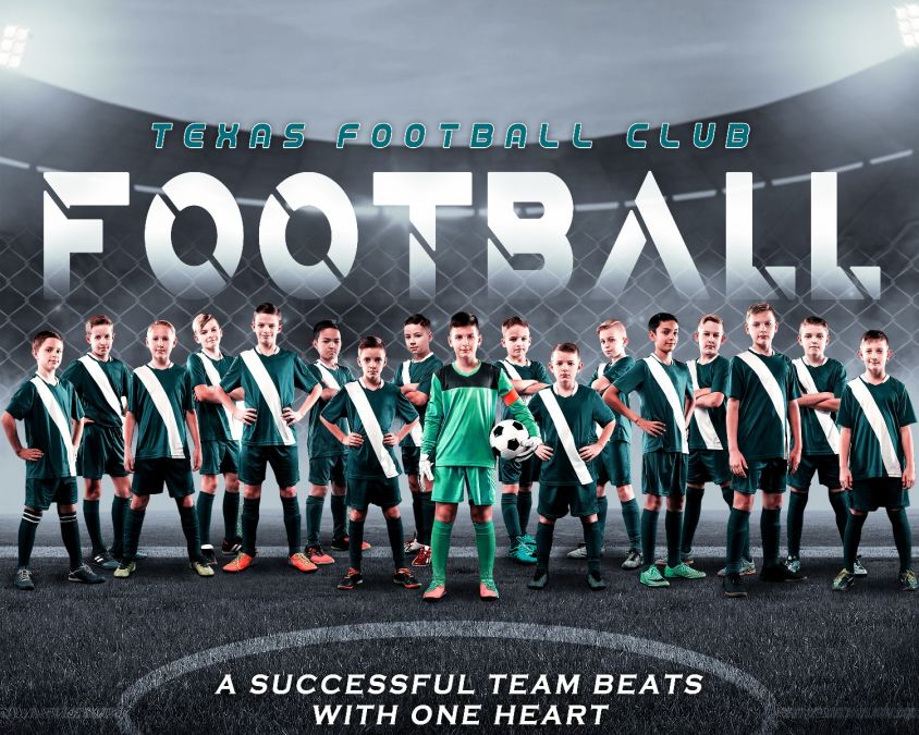 FootballTeamTexasFootballClubTemplatePhotography@templatecloset.com