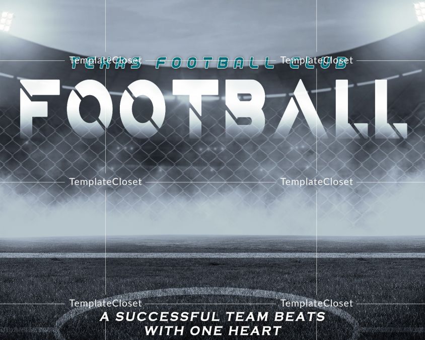 FootballTeamTexasFootballClubTemplatePhotography@templatecloset.com