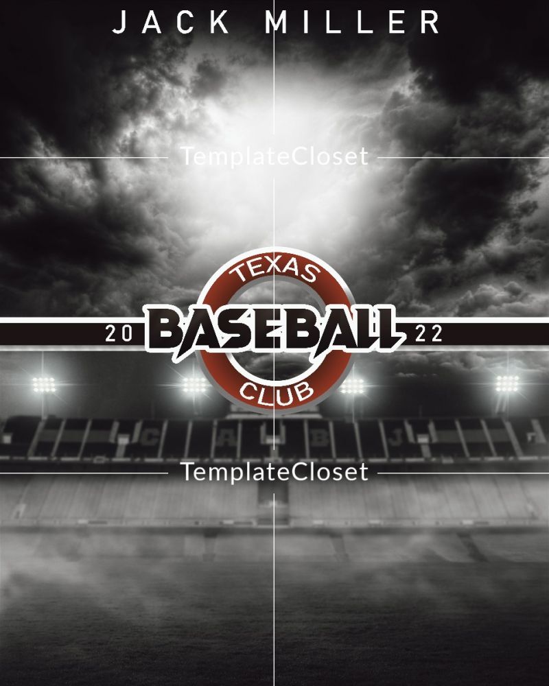 BaseballTeamTemplatePhotography@templatecloset.com