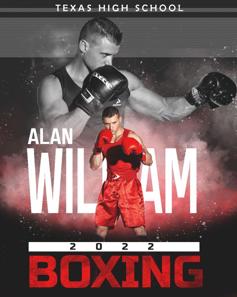 boxing sports photography template