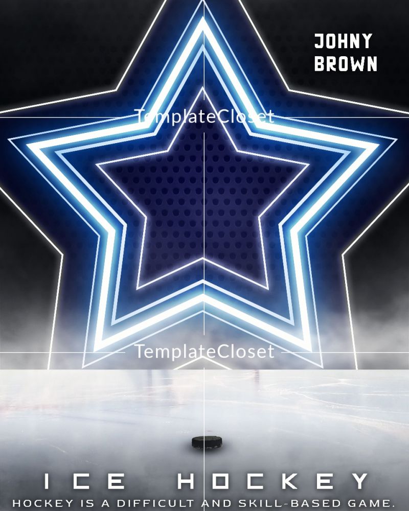 JohnyBrownIceHockeyPhotographyTemplate@templatecloset.com