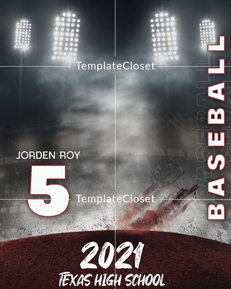 BaseballTexasHighSchoolTemplate@templatecloset.com