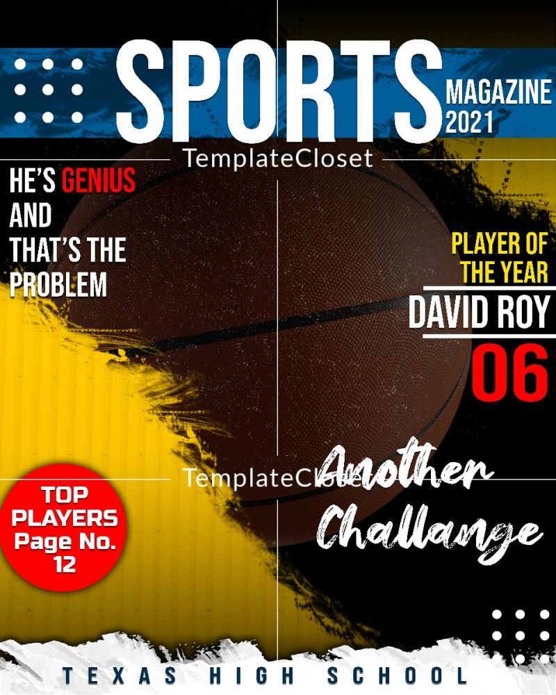 DavidRoySportsMagazineTemplatePhotography@templatecloset.com