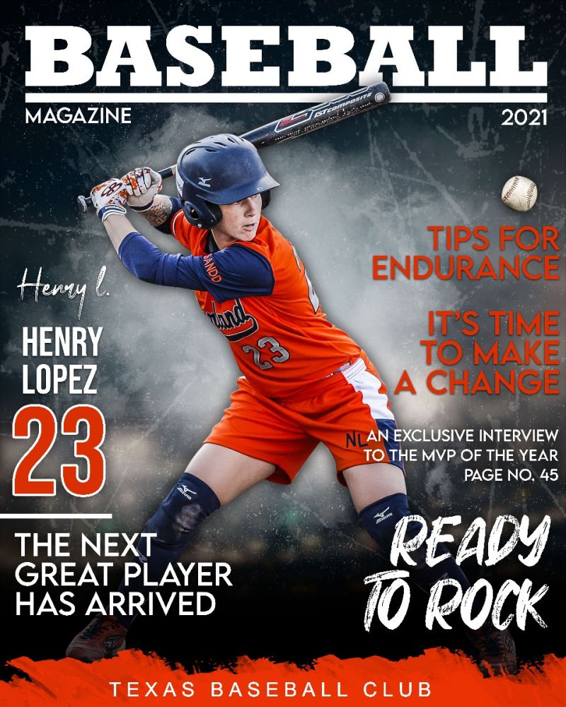 BaseballMagazineCoverTemplatePhotography@templatecloset.com