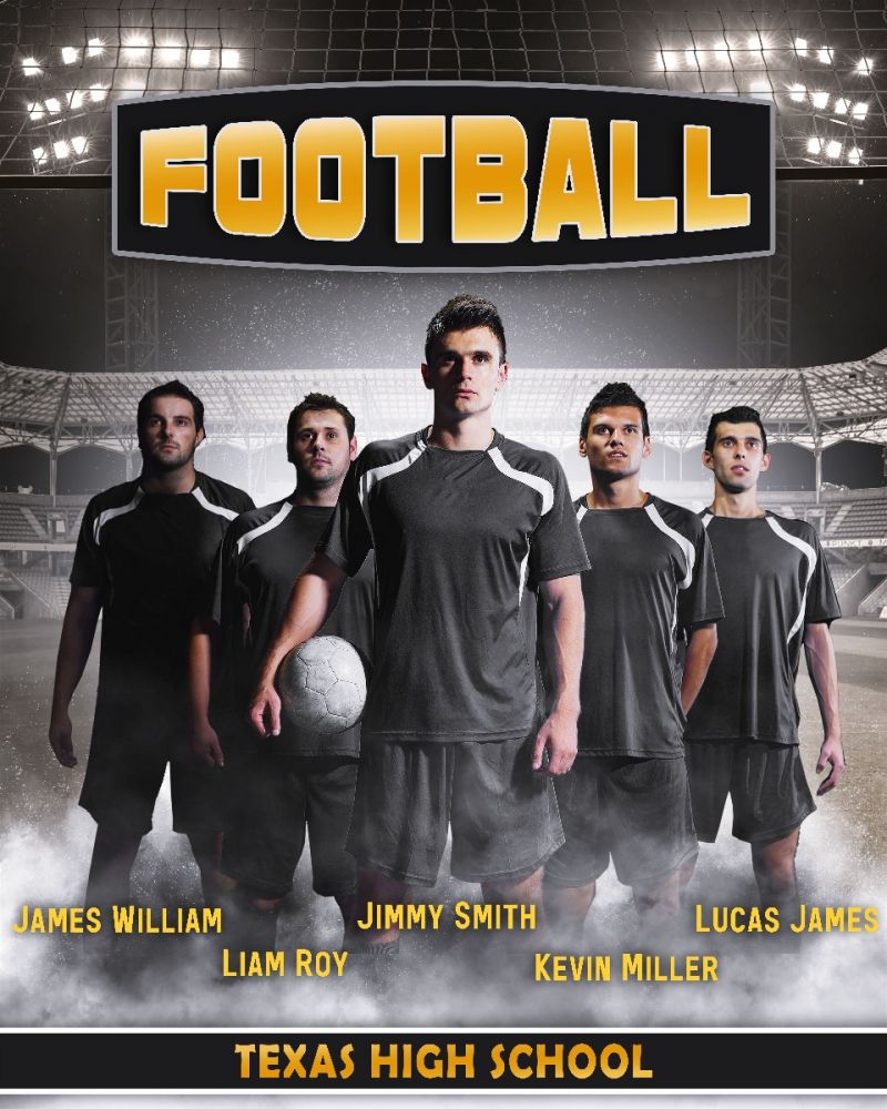 FootballTeamHighSchoolTemplatePhotography@templatecloset.com