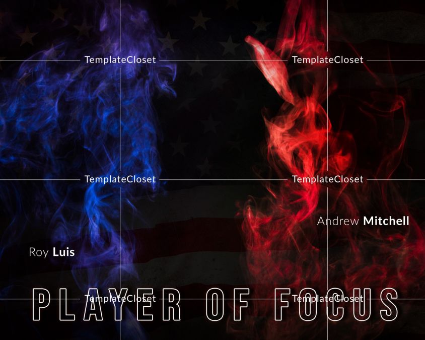Player of focus - Sports Photography Poster