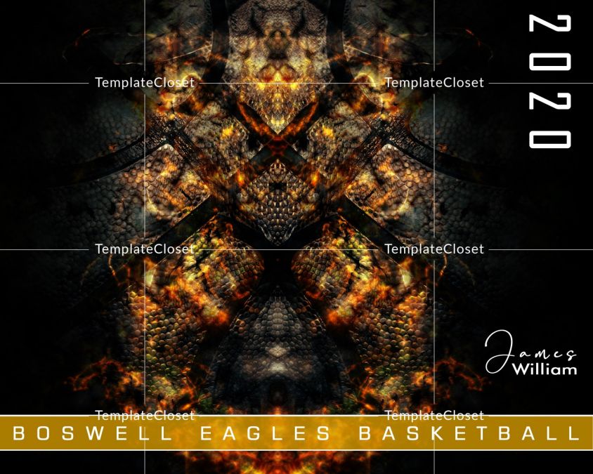 Basketball Player Signature Sports Photography Template