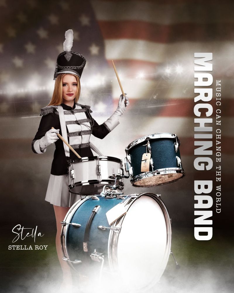 Marching Band Photography Template