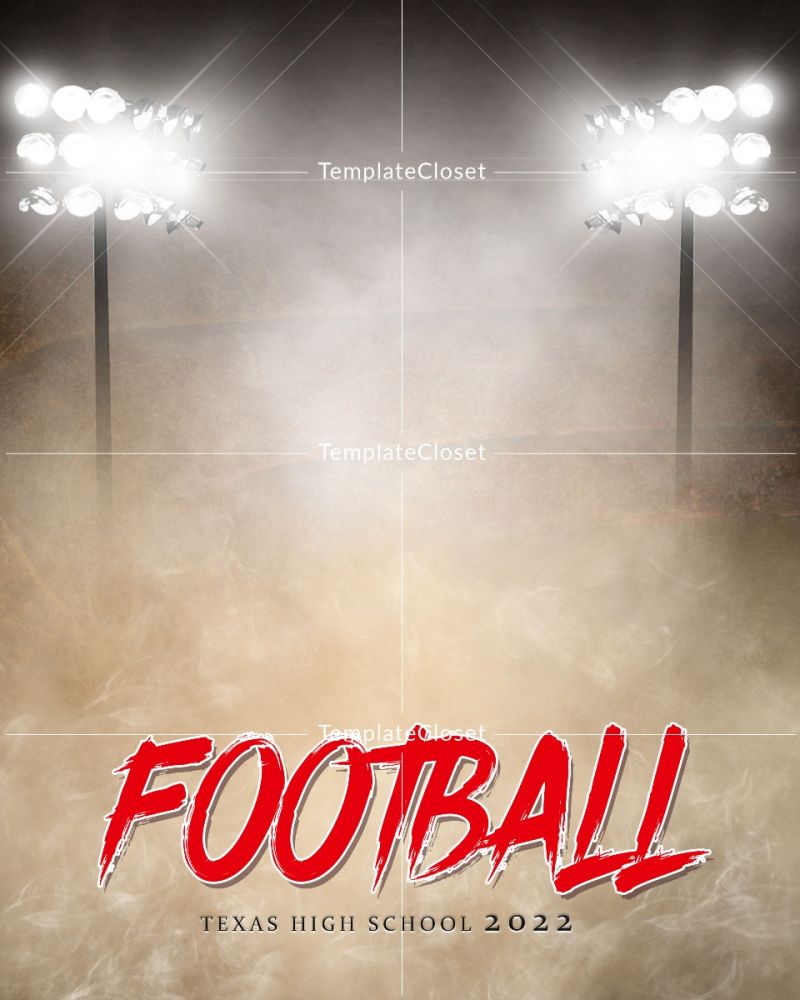Customized Football Team Photography Poster