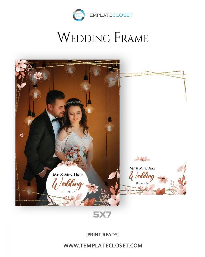 Customized Wedding Background Effect Poster