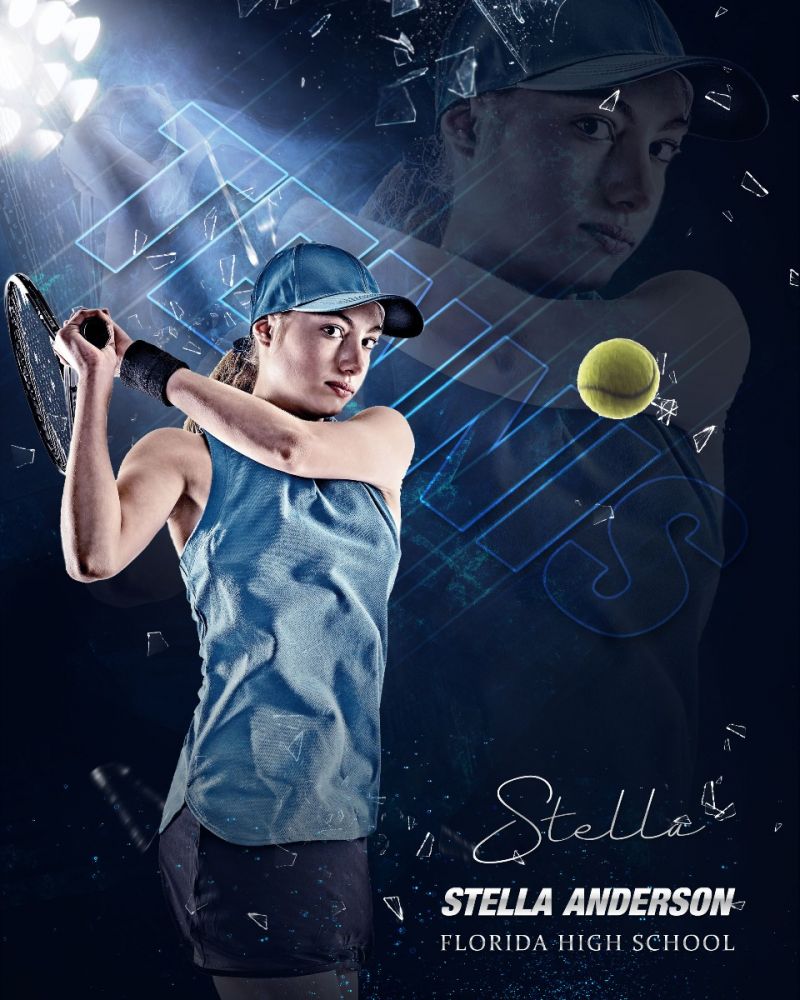 Stella Anderson - Tennis Memory Mate Poster