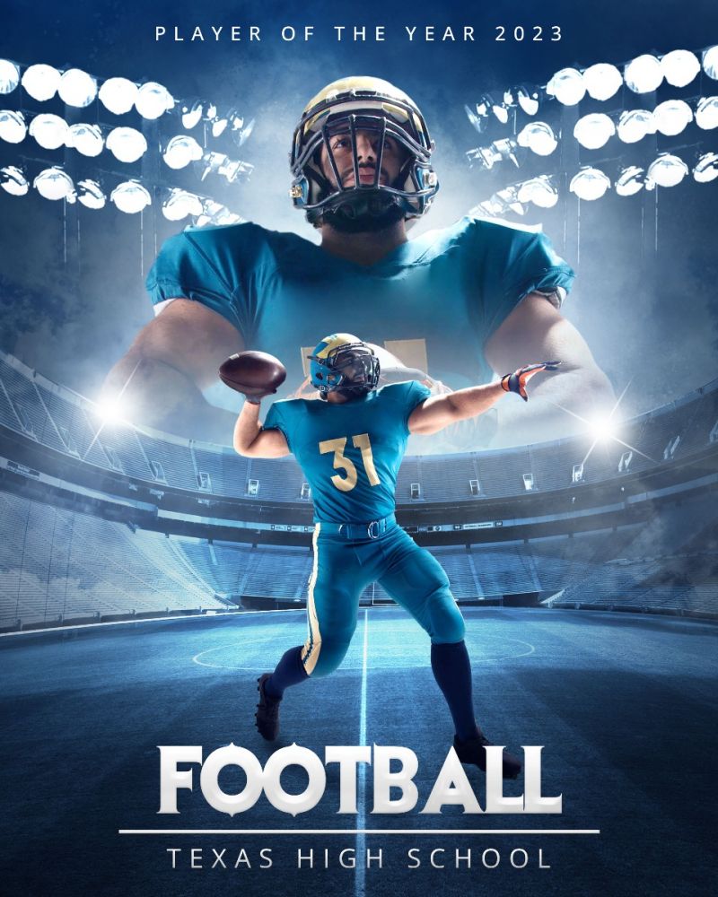 Football - Player Of The Year Photography Template