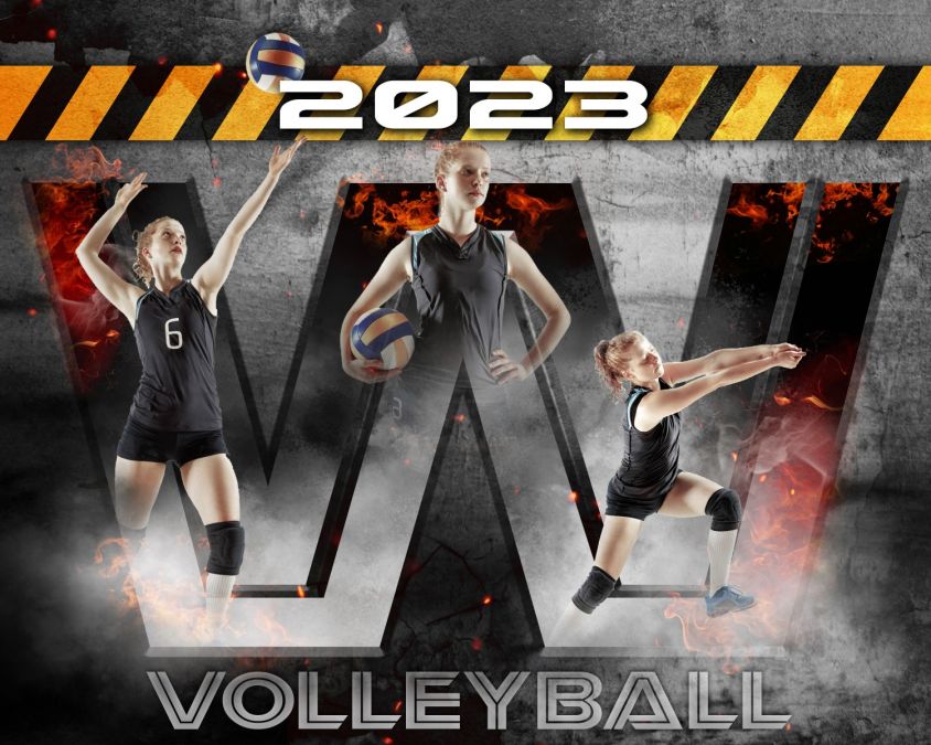 VolleyBall Action Moves Customized Template