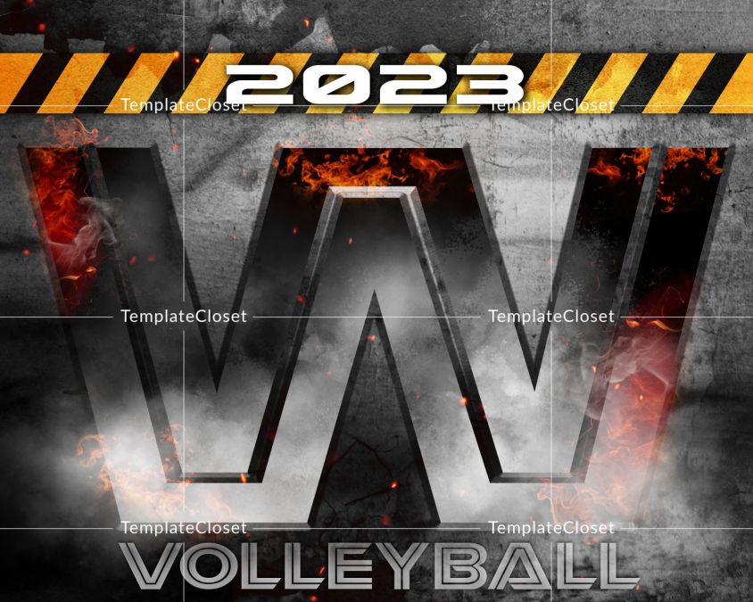 VolleyBall Action Moves Customized Template