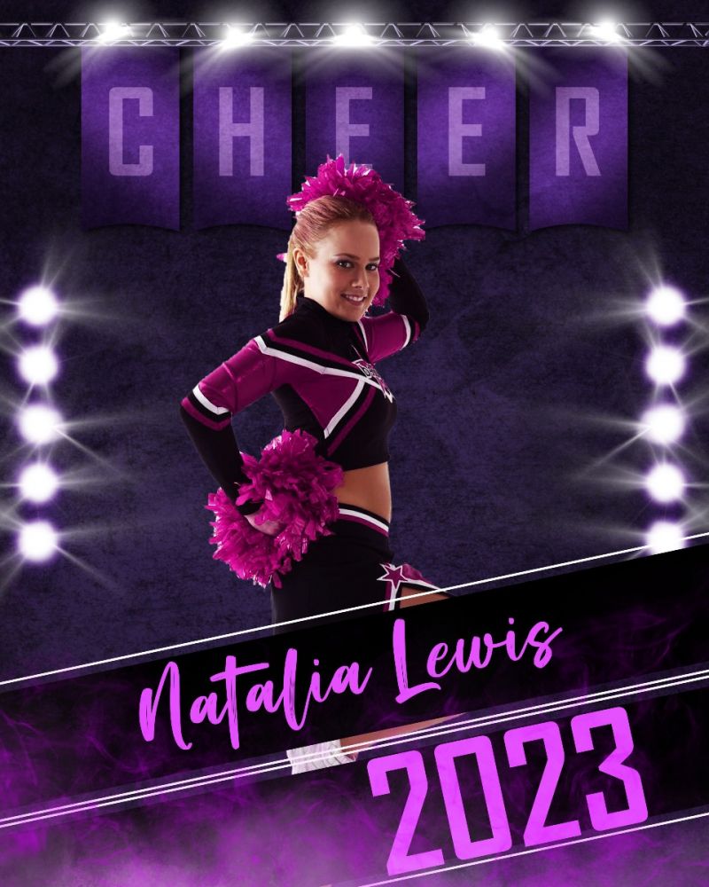 Cheerleader Photoshop Poster