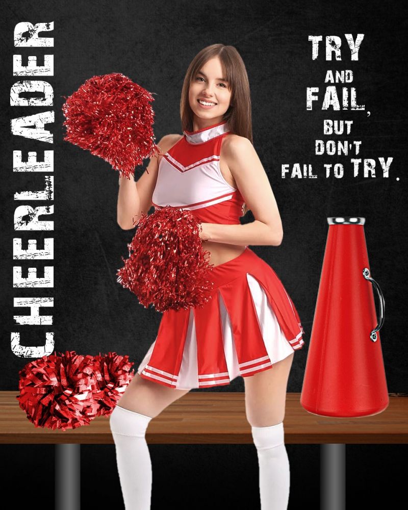 Cheerleader Customized Photoshop Photography Template