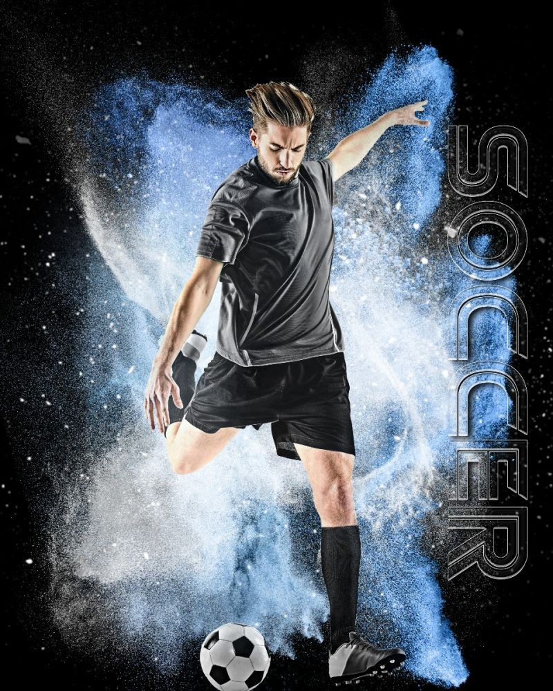 Multi Sports Enliven Effect Photography Posters