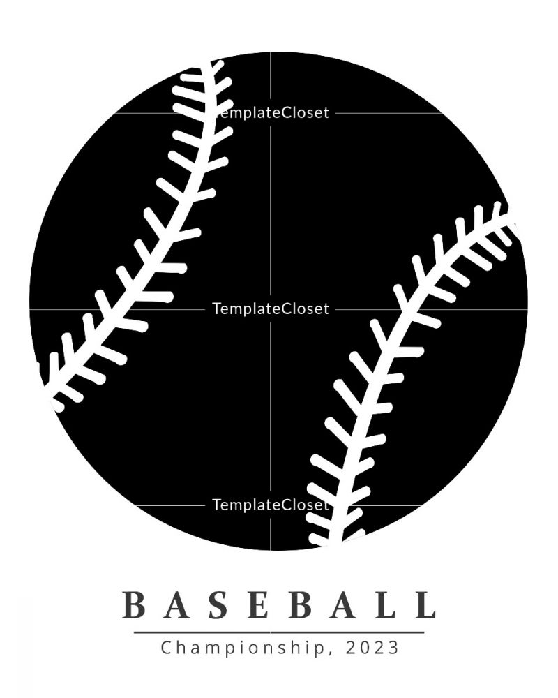 Baseball Collage Photoshop Poster
