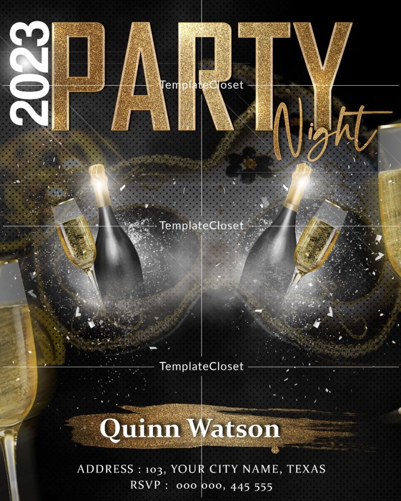 Party Night Photography Poster