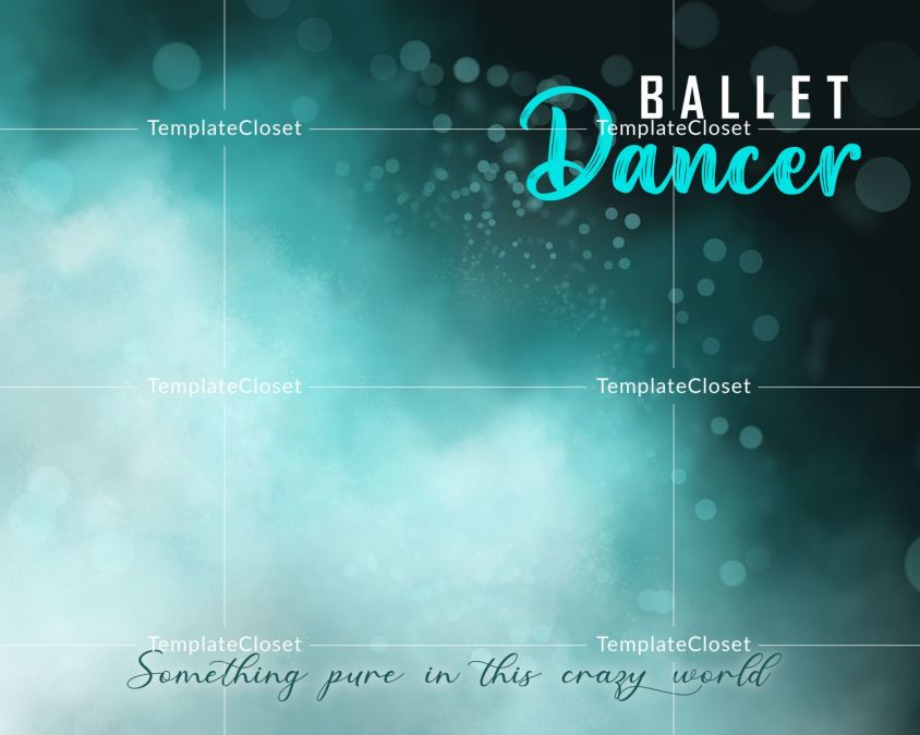 Ballet Dancer Photography Template