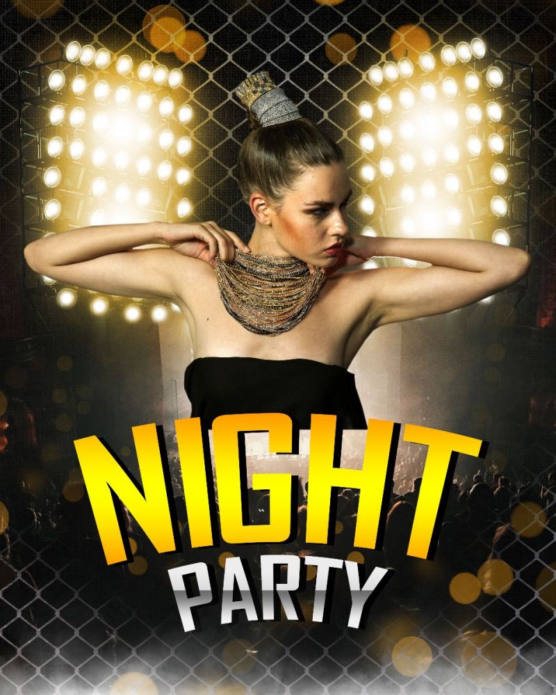 Party Night Photography Template
