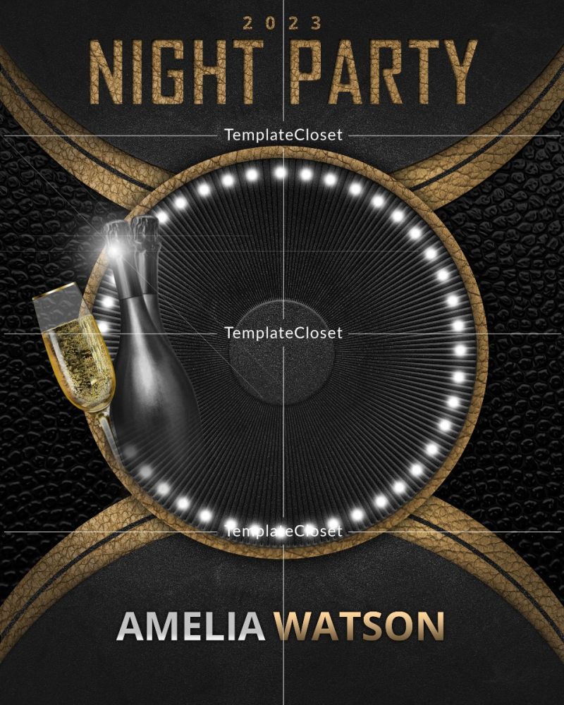 Party Night Digital Background