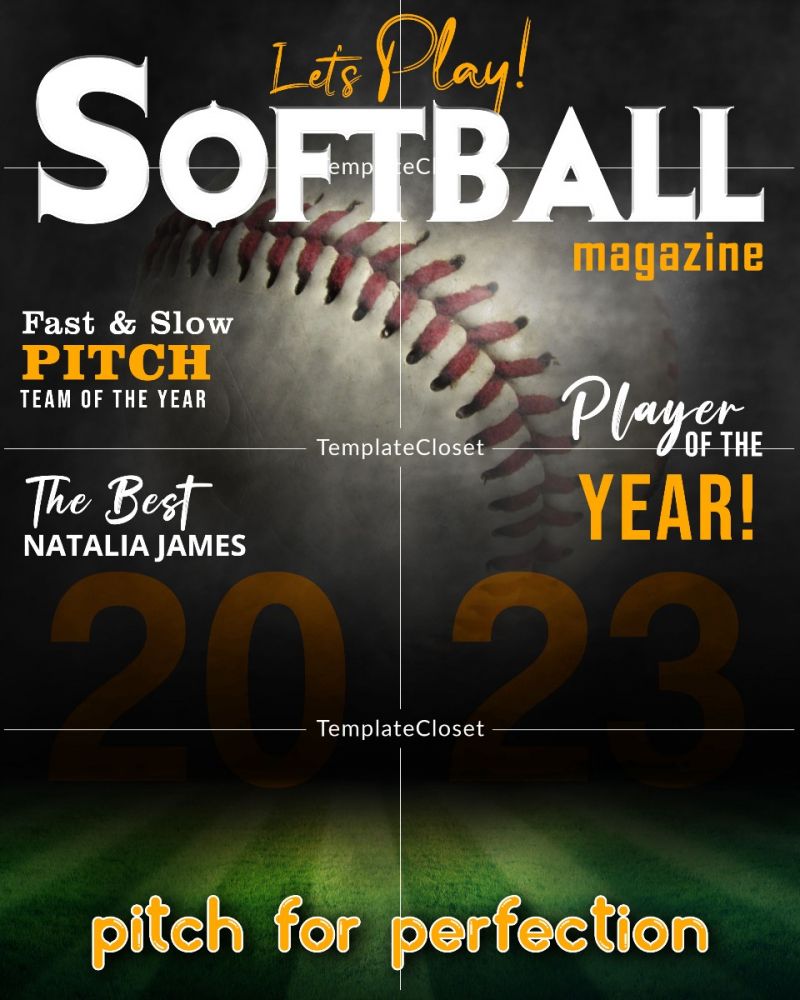 Softball Magazine Cover