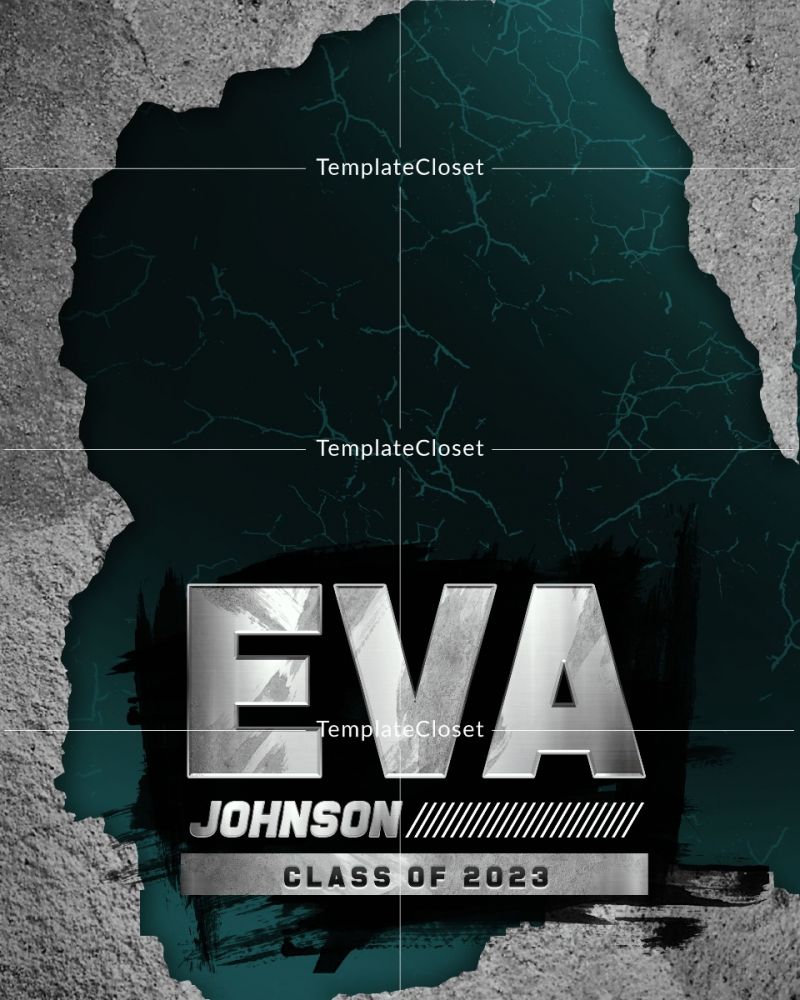 Eva Johnson - Senior Enliven Effect Photoshop Template