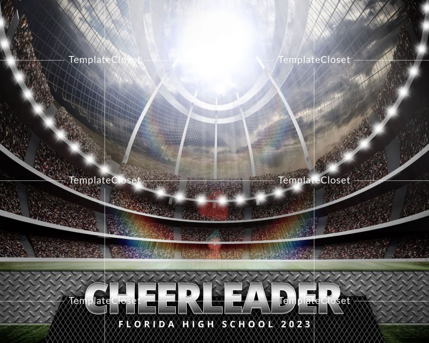 Cheerleader Photoshop Photography Poster