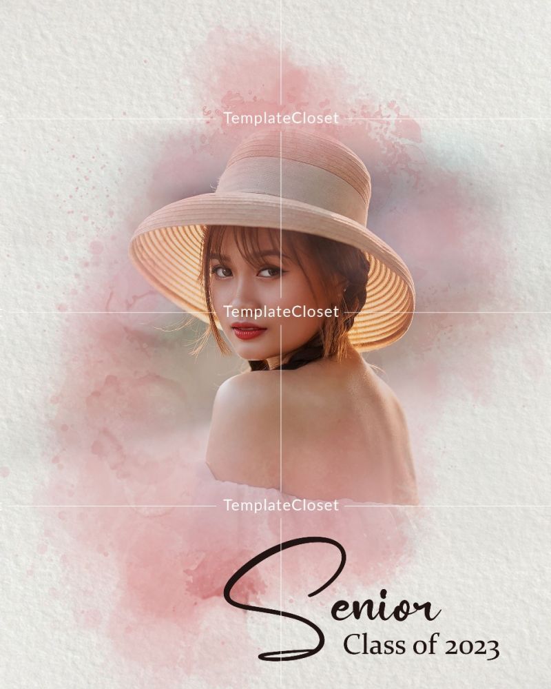 Senior Of Class 2023 Photography Template