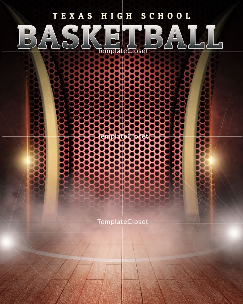 Basketball Print Ready High School Template