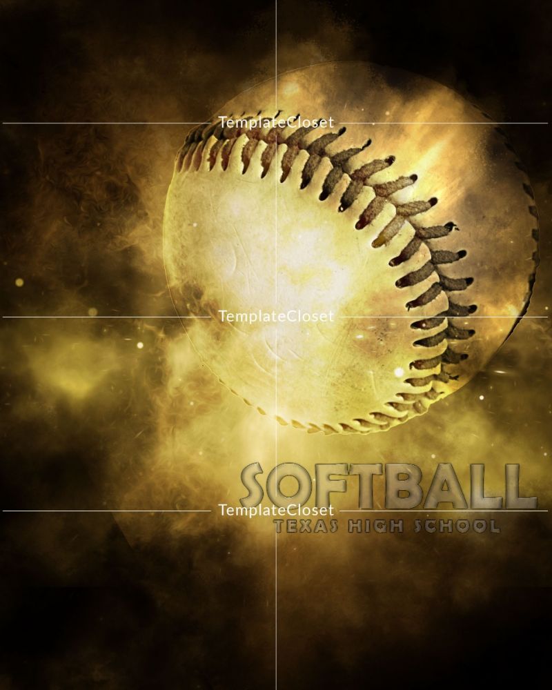 Softball Sports Photography Template