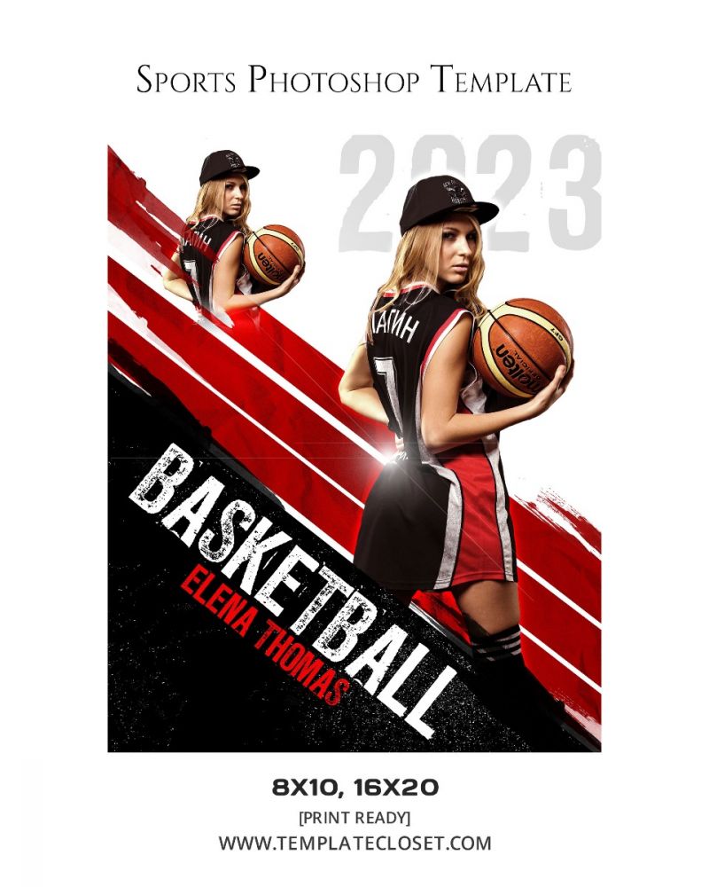  Basketball Memory Mate Print Ready Sport Template