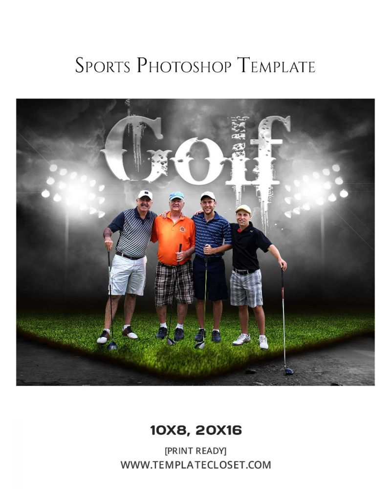 Golf Team Player Enliven Effect Template