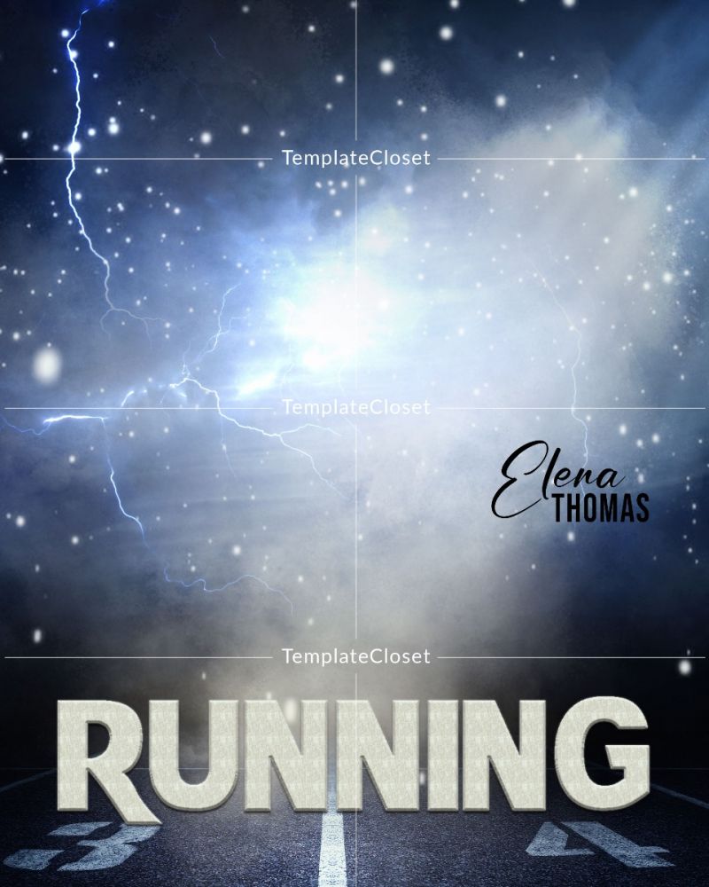 Running Enliven Effect Photoshop Template