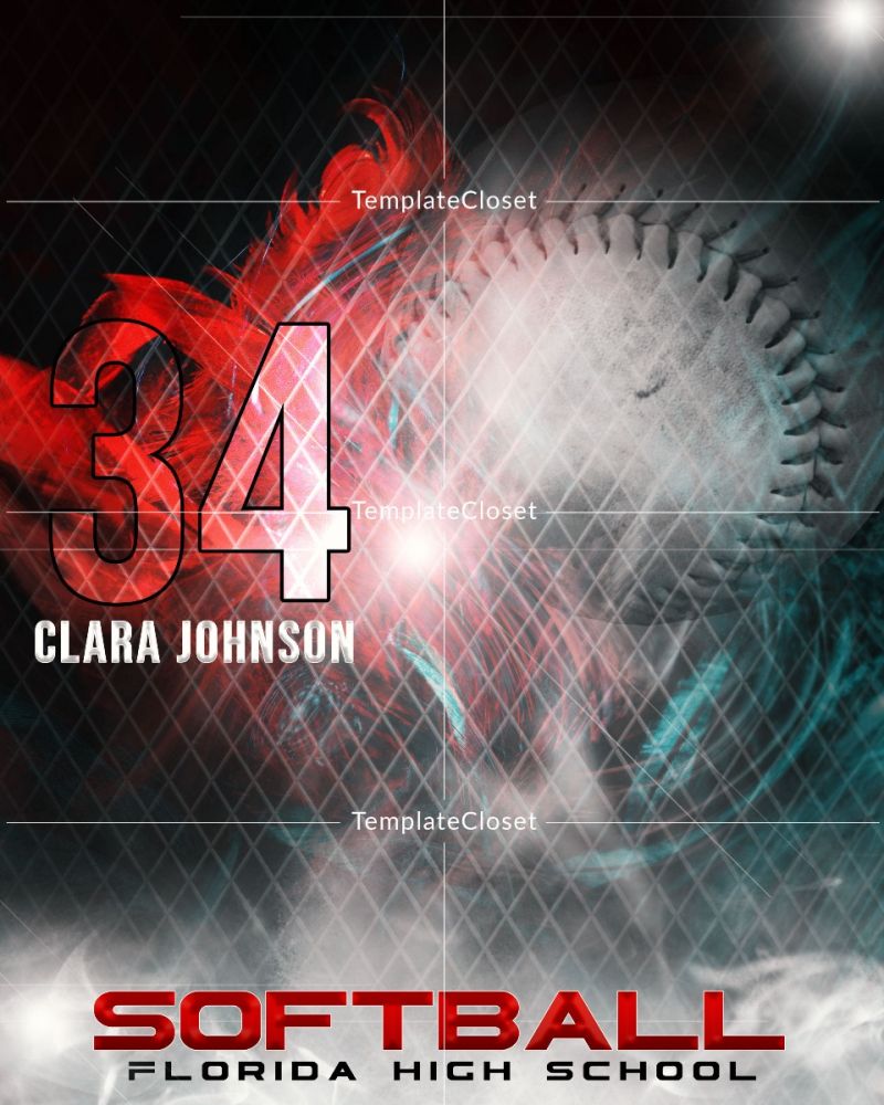 Clara Johnson - Softball Florida Sport Template