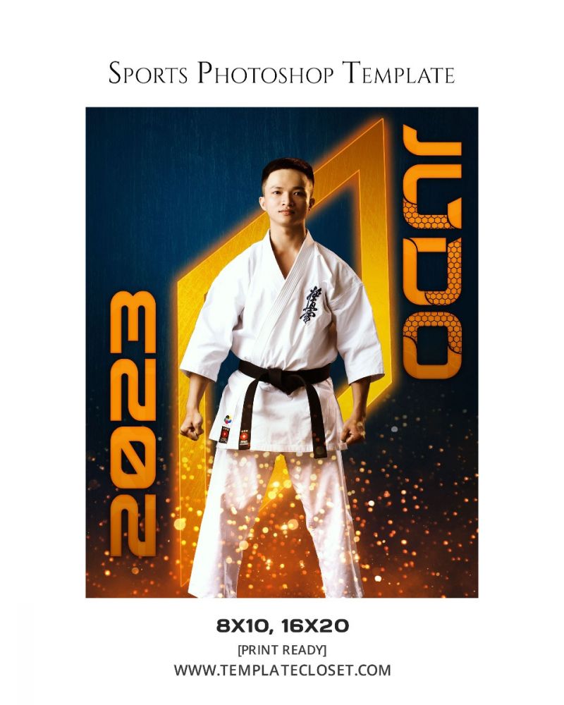 Martial Art Print Ready Sports Template