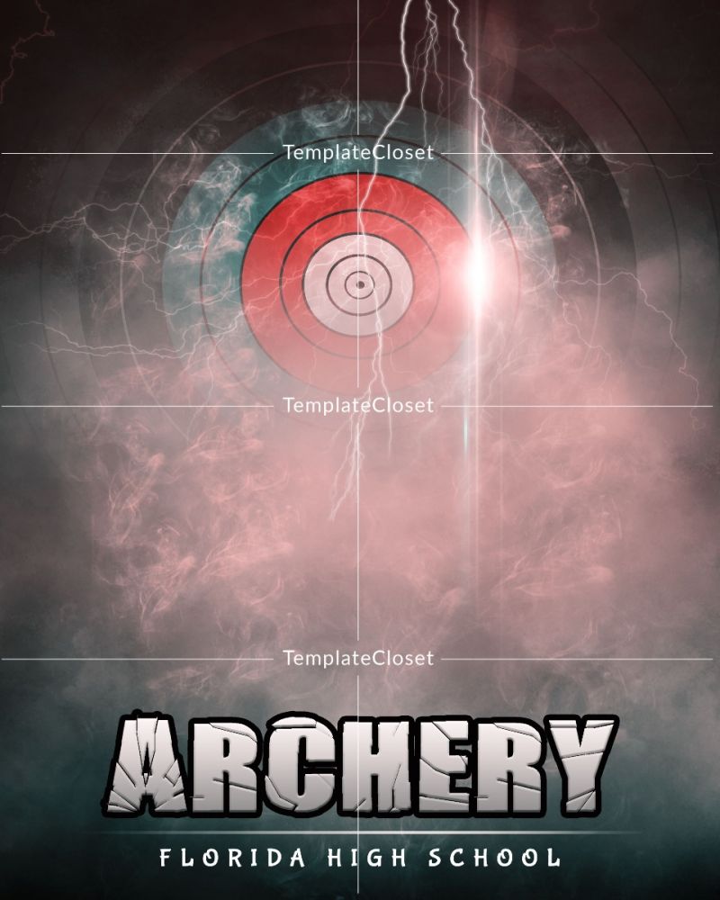 Archery Print Ready Sport Photography Poster