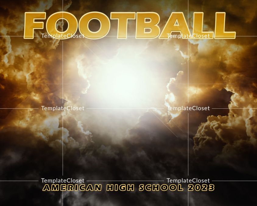 Football 2023 Sports Photoshop Poster