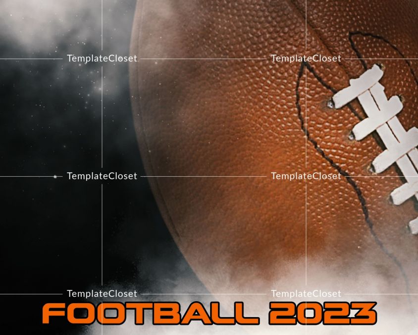 Football 2023 Sports Photoshop Poster