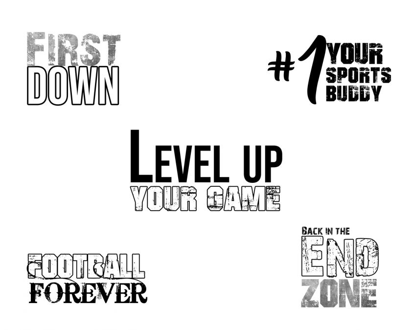 Level Up Your Game Word Art Template