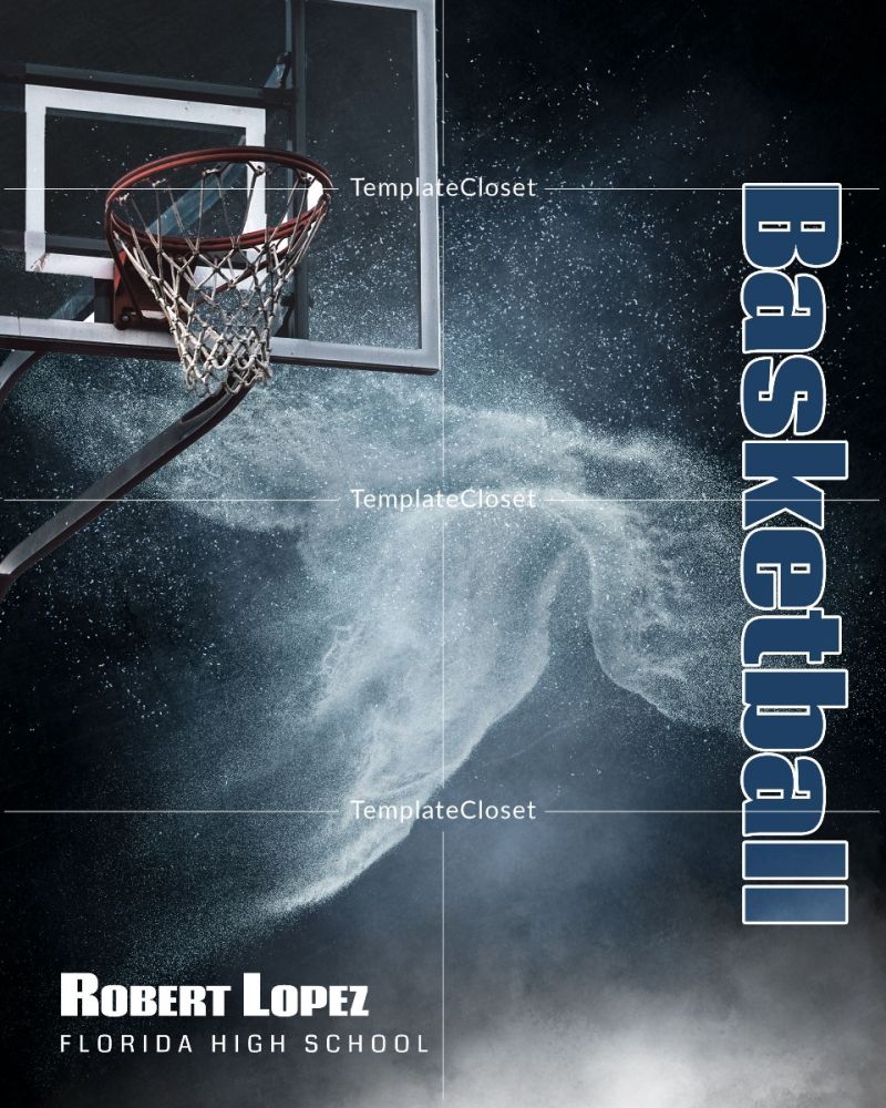 Robert Lopez - Basketball Photoshop Template