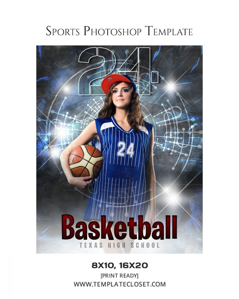 Basketball Print Ready Sports Photography Poster