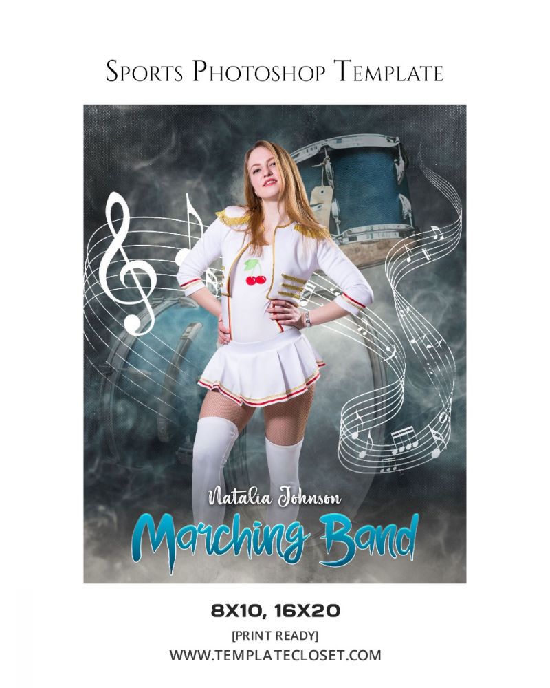 Marching Band Signature Effect Sports Template