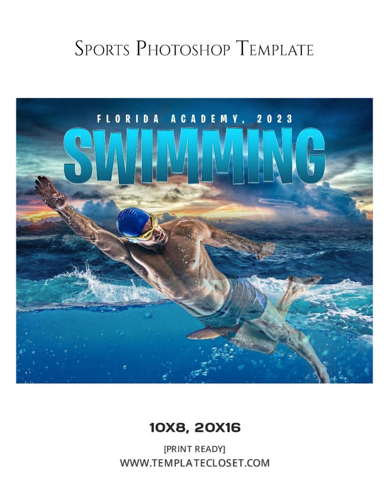 Swimming Florida Academy Photography Template_
